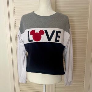 Disney cropped sweatshirt